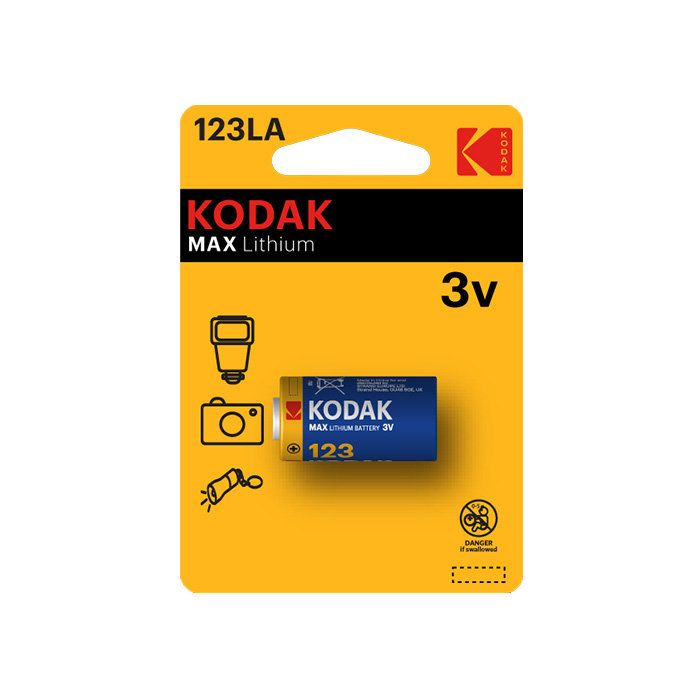 Купить Батарейка Kodak MAX LITHIUM CR123 3V 1шт.