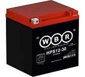 Купить WBR HPS12-30 30Ач 400A  (YTX30L-B, YTX30HL-BS, YTX30L)
