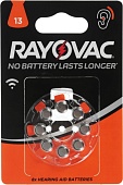 Купить Батарейка RAYOVAC ZA13 PR48 1.45V 6шт.